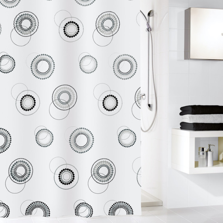 Kleine Wolke Luna badeforhæng, 180x200 cm, mønster