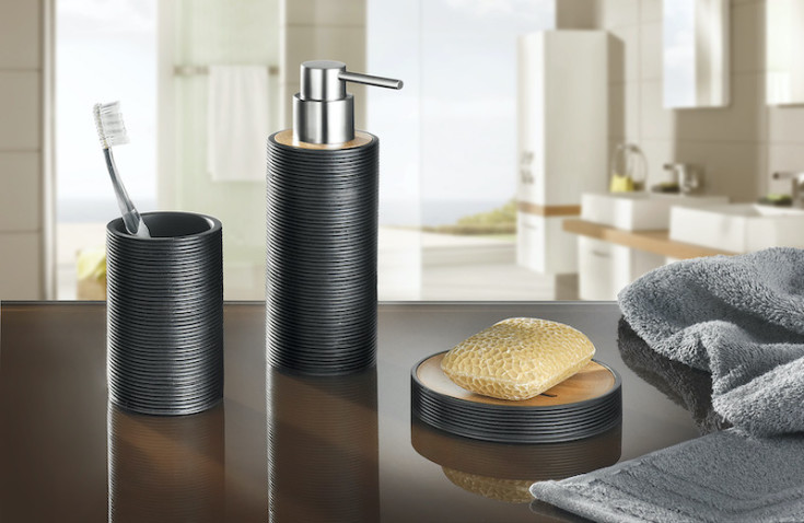 Kleine Wolke Kyoto tvålpump, svart