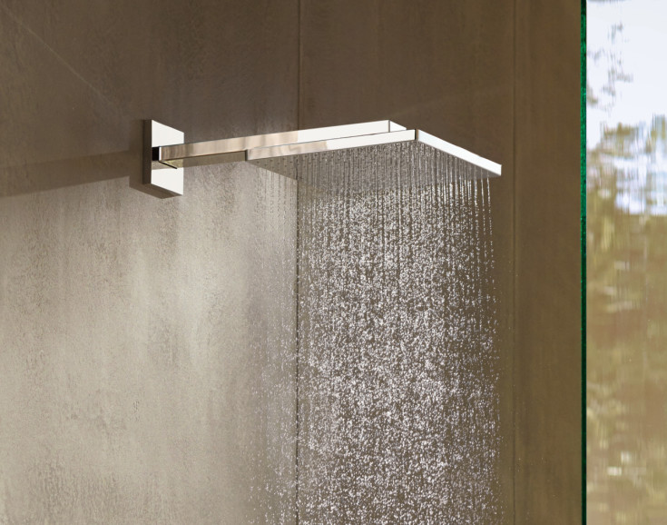 Hansgrohe Raindance E takdusj, 30x30 cm, vannbesparende, krom