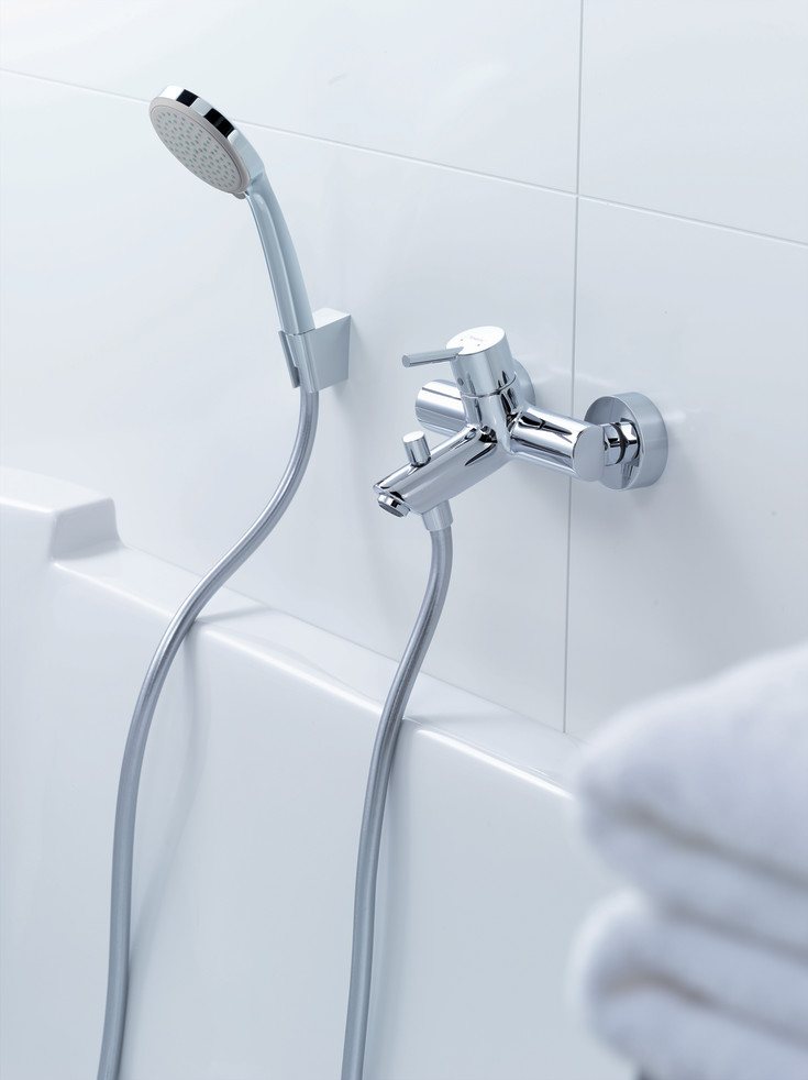 Hansgrohe Talis E badekarbatteri krom
