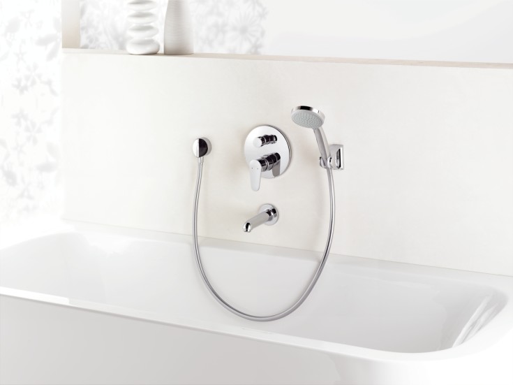 Hansgrohe tut, 147 mm, krom