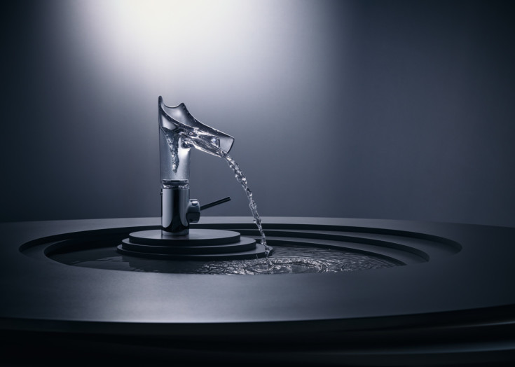 Axor Starck V 140 håndvaskarmatur, hvid