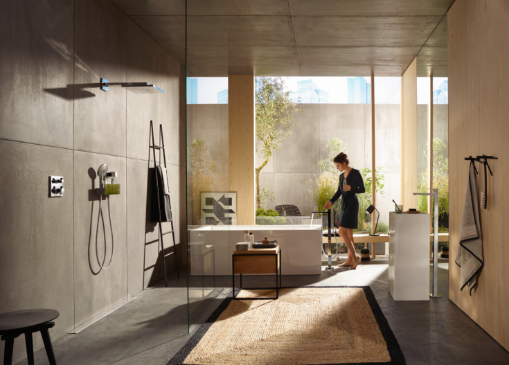 Hansgrohe Raindance E brusehoved, 30x30 cm, krom