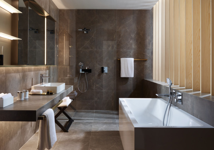 Hansgrohe Raindance E brusehoved, 30x30 cm, krom