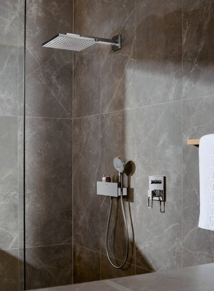 Hansgrohe Raindance E brusehoved, 30x30 cm, krom