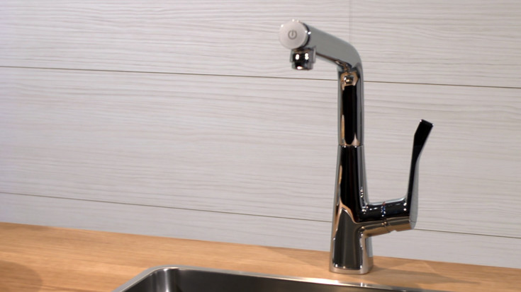 Hansgrohe Metris Select 320 køkkenarmatur, krom