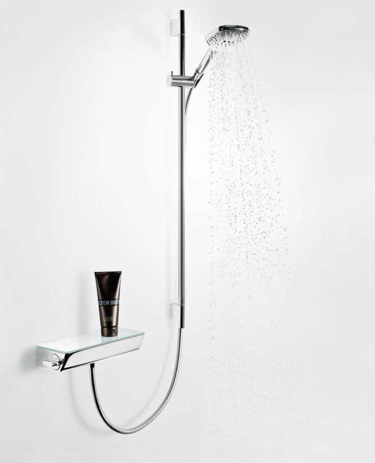 Hansgrohe Ecostat Select brusearmatur, krom/klar glas