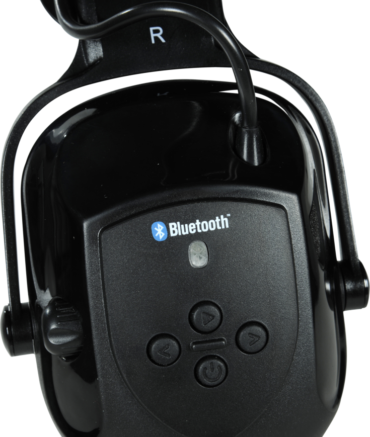 OX-ON BT1 Comfort hørselvern med bluetooth, svart/röd