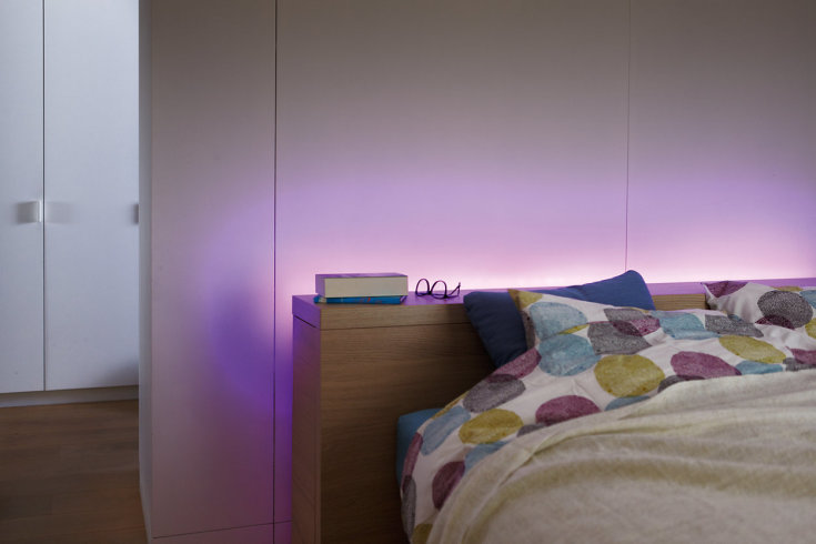 Philips myLiving LED stripe, farget lys og fjernkontroll, 2 meter