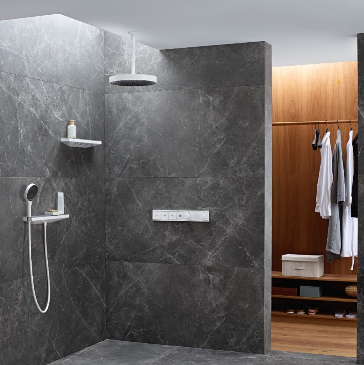 Hansgrohe Rainfinity brusehoved, Ø36 cm, mat hvid