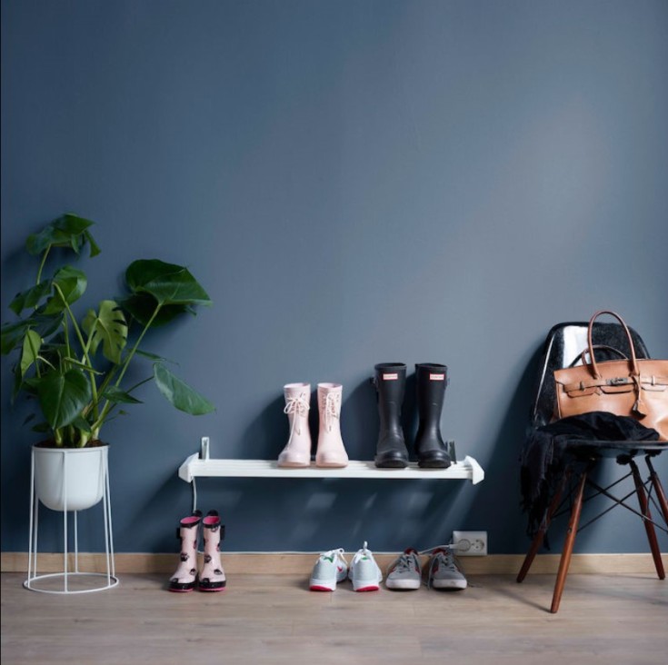 Adax Basic tørrehylde, 87 cm, hvid