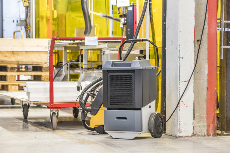 Woods WCD8HG Pro affugter, 49 liter/døgn, 450 m²