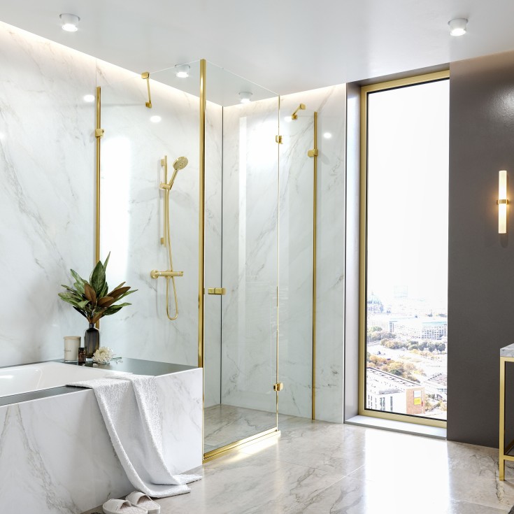 Hansgrohe Isiflex duschslang, 1,25 meter, guld