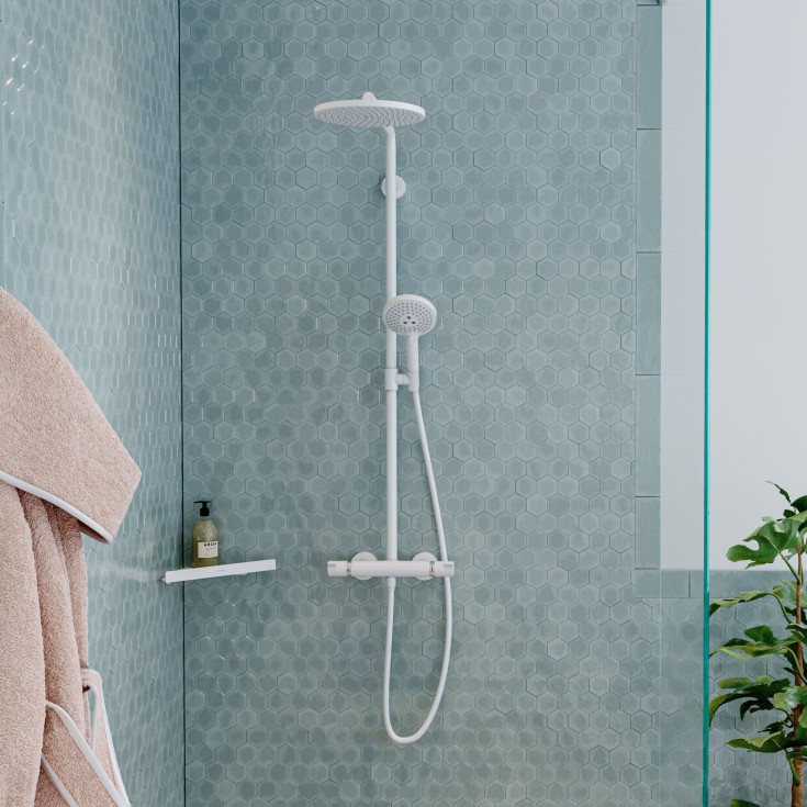 Hansgrohe Croma Select S 280 dusjsett , matt hvit