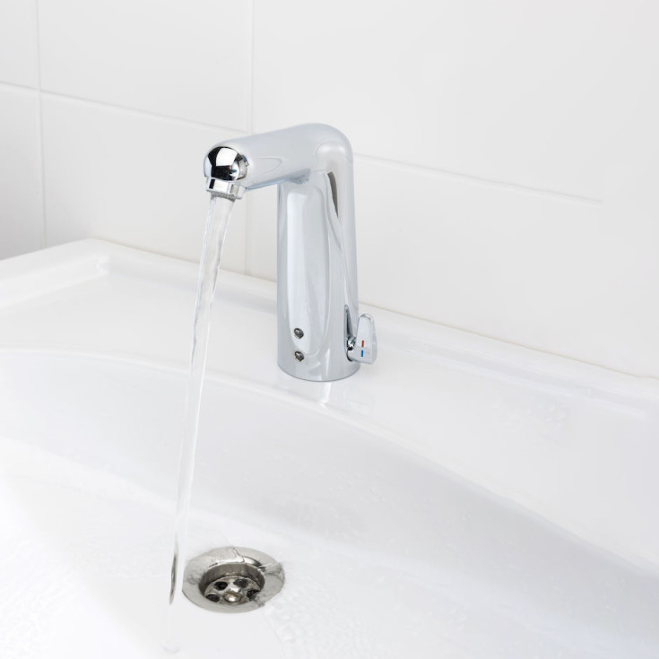 Oras Medipro tvättställsblandare, beröringsfri, krom