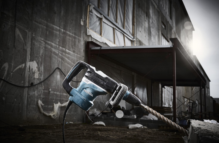 Makita Bore-/Mejselhammer SDS-Max 1100 watt, 230 volt