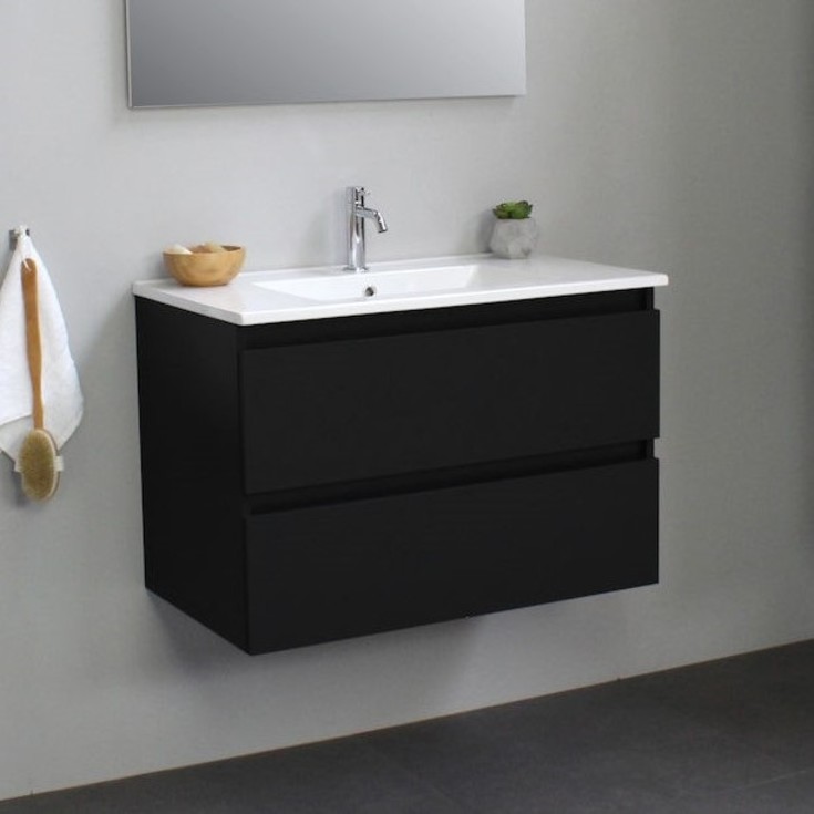 Sanibell Online möbelpaket, omonterad, 81x46,5 cm, matt svart