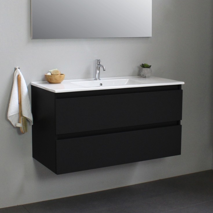 Sanibell Online möbelpaket, omonterad, 101x46,5 cm, matt svart