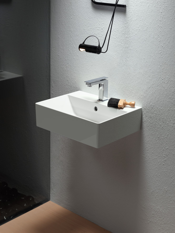 GSI Kube X tvättställ, 45x35 cm, vit