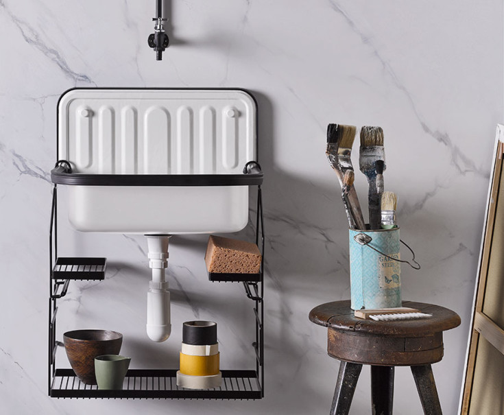 Alape tvättkar, 51x33 cm, vit