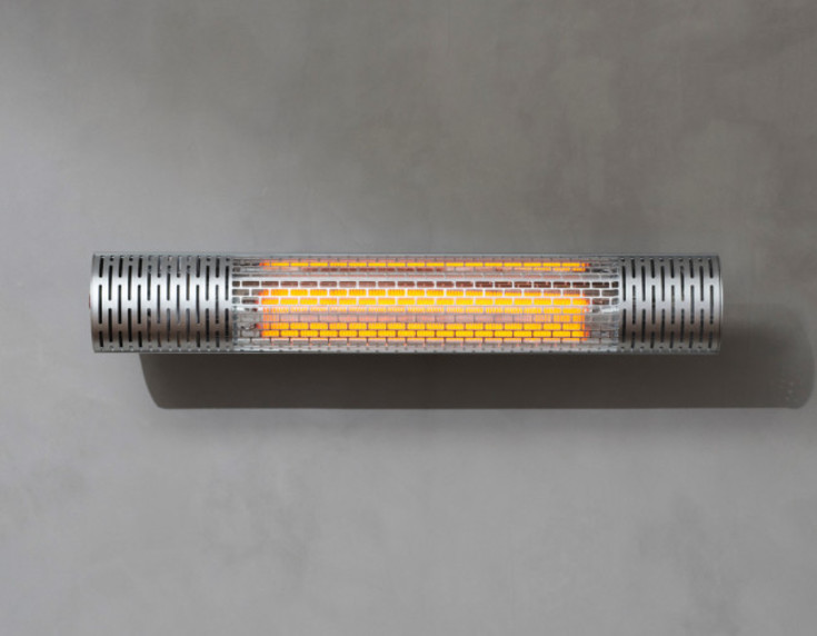 Wishco Pro terrassvärmare, infraröd, 2000 W, silver