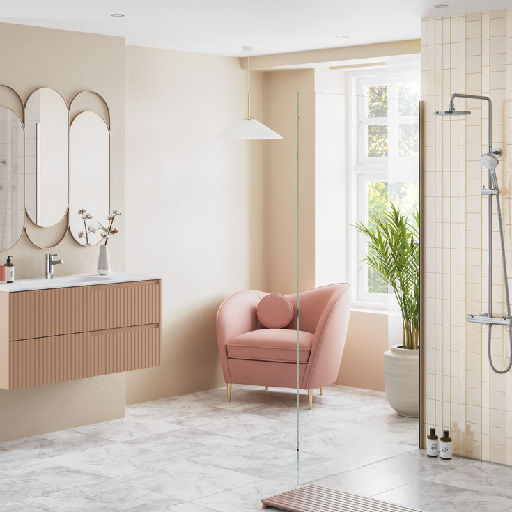 Damixa Osier Medium håndvaskarmatur, krom