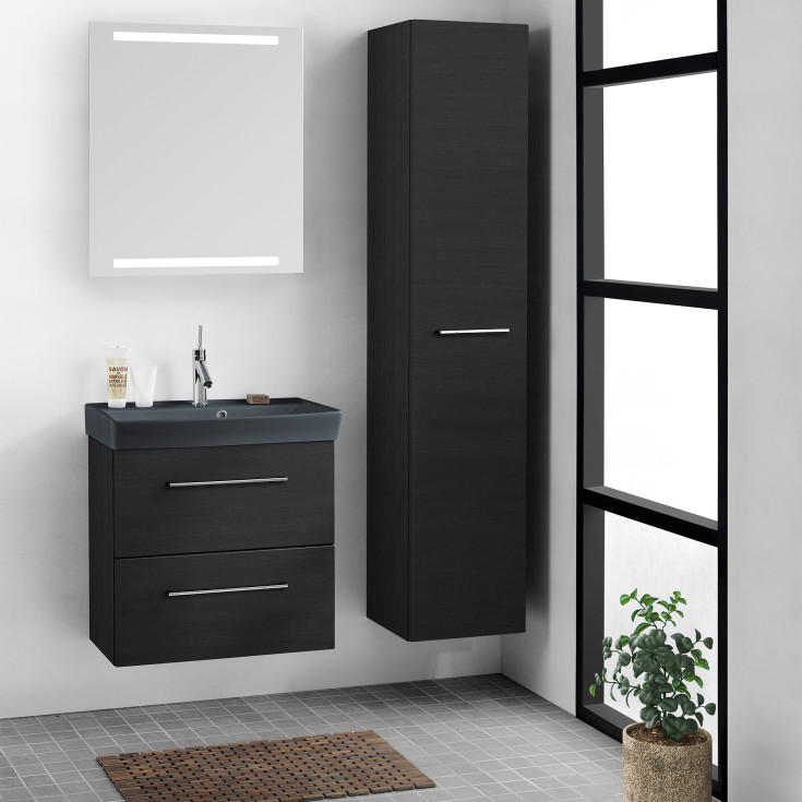 Dansani Mido+ underskåp, 60x35 cm, svart struktur