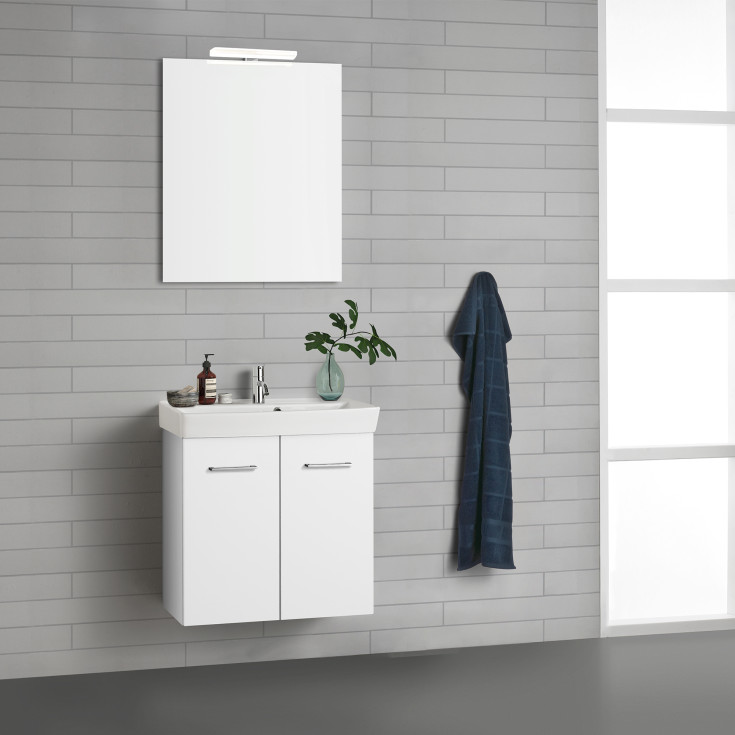 Dansani Mido+ underskab, 60x35 cm, mat hvid