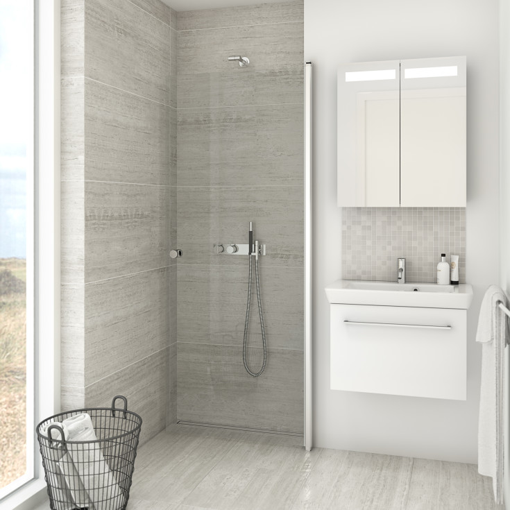 Dansani Mido+ servantskap, 60x35 cm, hvit