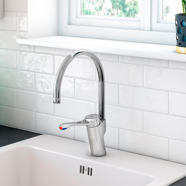 Gustavsberg Nautic køkkenarmatur, krom