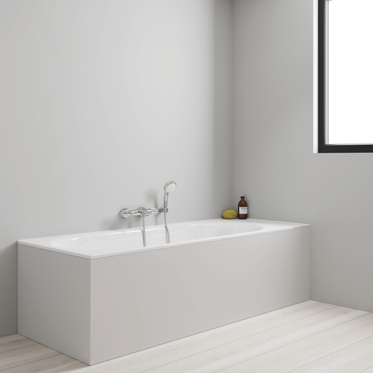 Grohe Precision Feel badkarsblandare, krom