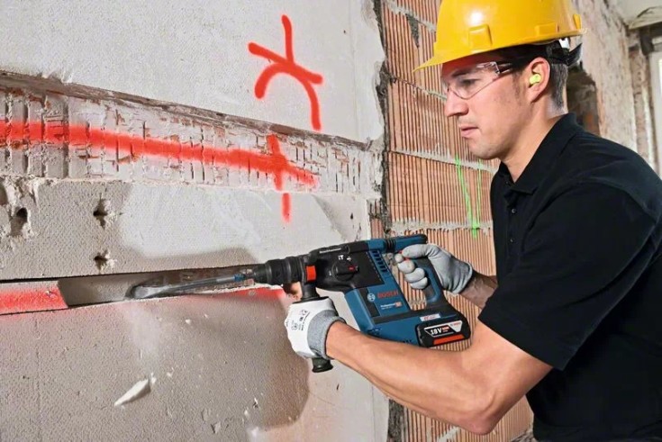 Bosch borehammer GBH18V-26 EC, solo, L-Boxx