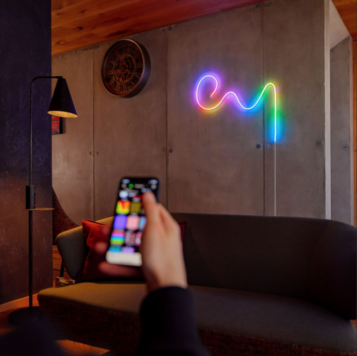 Twinkly Flex LED lightstrip, 2 meter, startsett