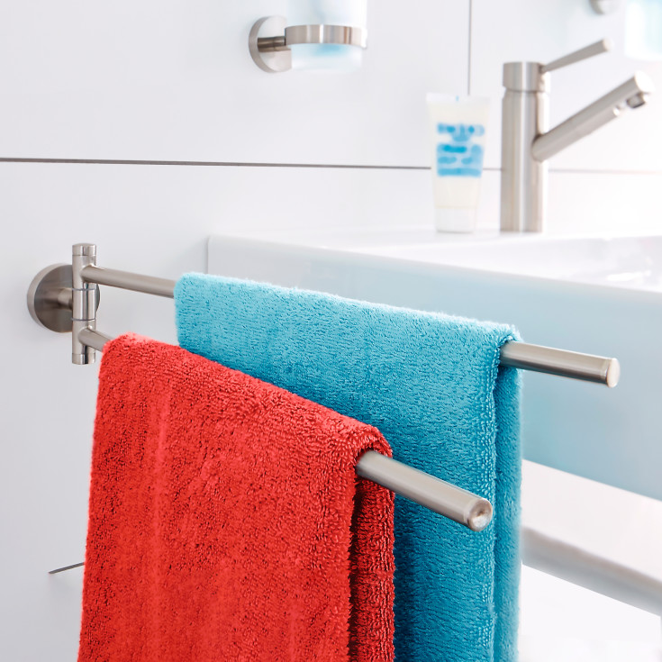 Tesa Moon håndklædestang, 45,6 cm, krom