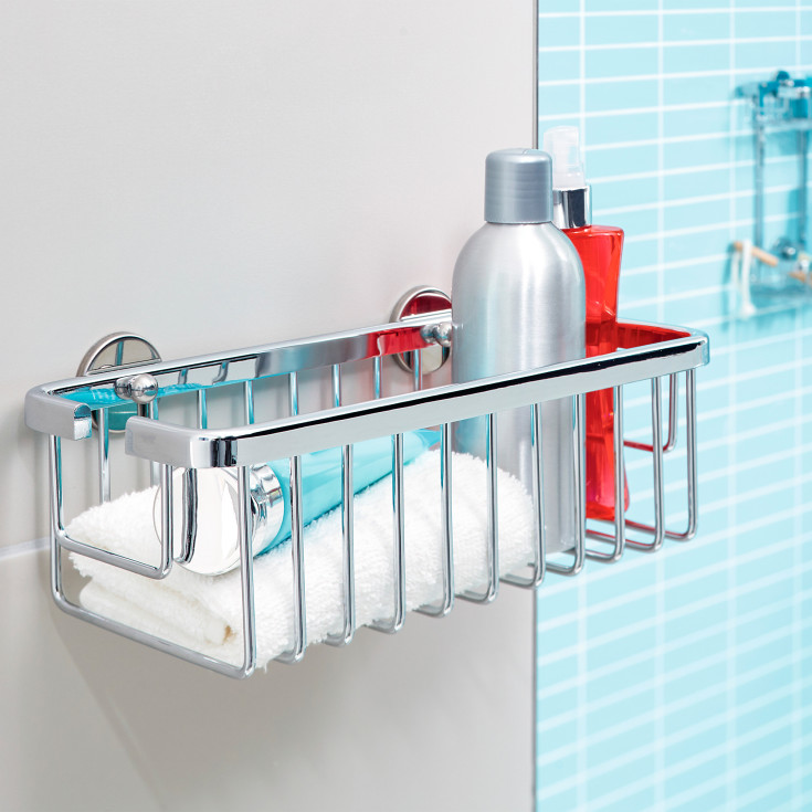 Tesa Moon brusehylde, krom