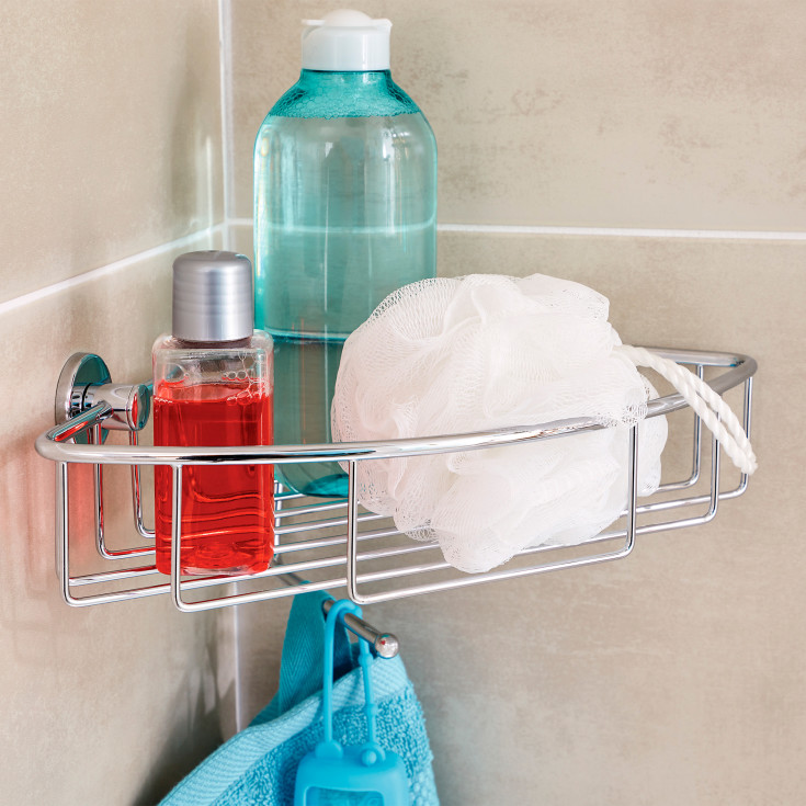 Tesa Draad duschhylla, krom