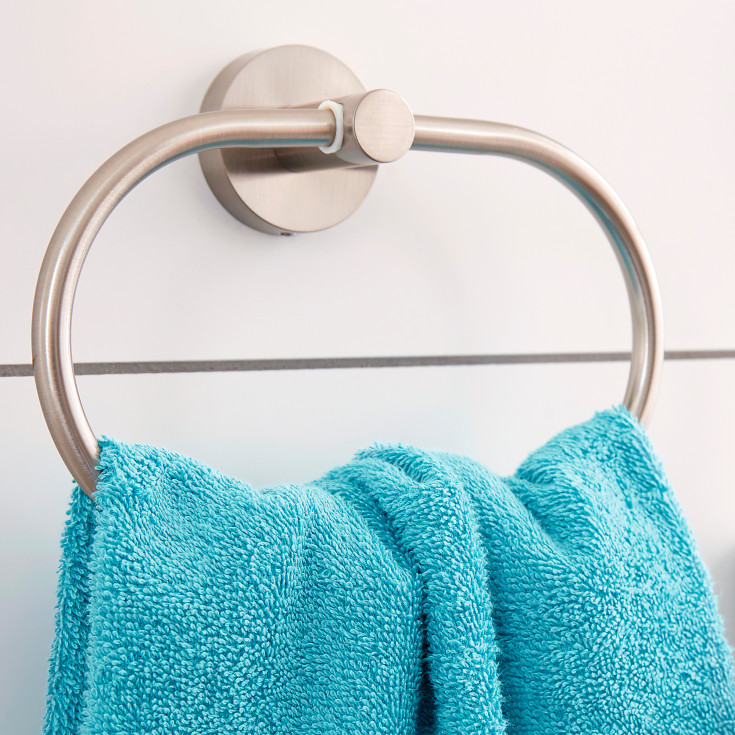 Tesa Moon håndklering, krom