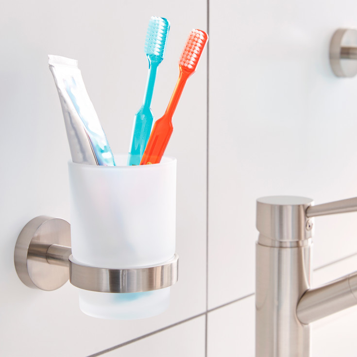 Tesa Moon tandkrus, krom