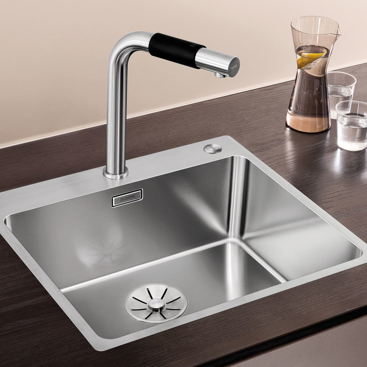 Blanco Andano 500-IF/A MXI køkkenvask, 54x50 cm, rustfrit stål