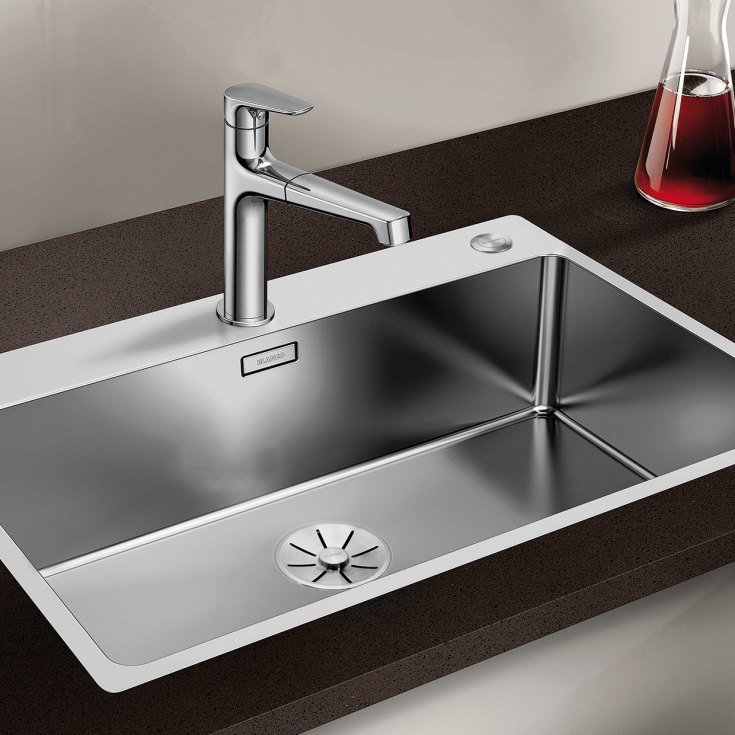 Blanco Andano 700-IF/A MXI diskbänk, 74x50 cm, rostfritt stål