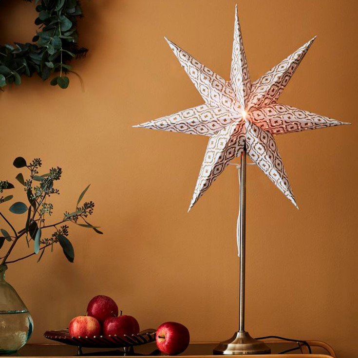 Markslöjd Baroque LED julestjerne bordlampe