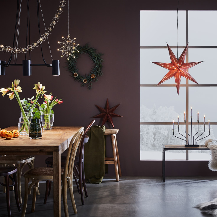 Markslöjd Serve lyskæde, sølv