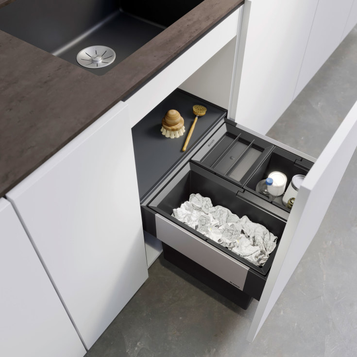 Blanco Select II 50/3 affaldssystem, 35 liter, sort