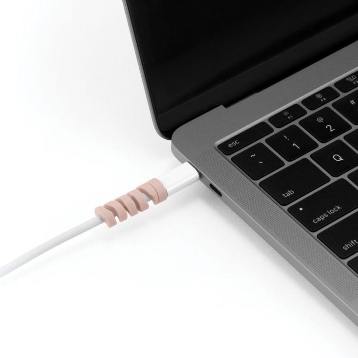 Bluelounge Cablecoil kabelbeskytter, fiolett, 8 stk.