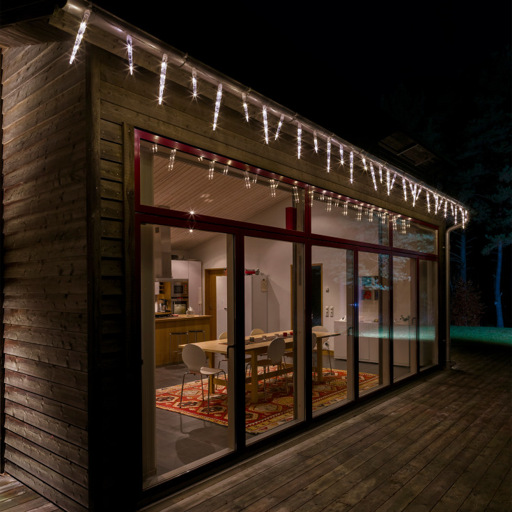 Konstsmide istapper lyslenke, 32 stk., varmhvit lys