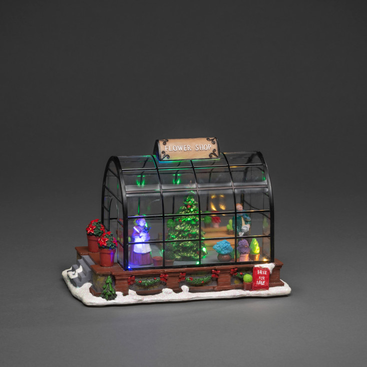 Konstsmide blomster butik julelandsby