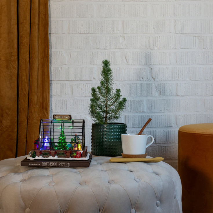 Konstsmide blomster butikk juleby