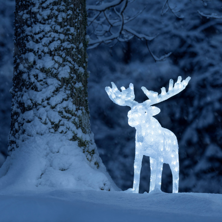 Konstsmide älg, H100 cm