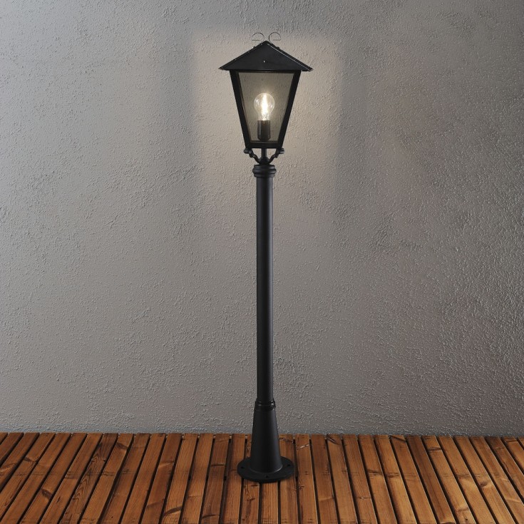 Konstsmide Benu trädgårdslampa, svart