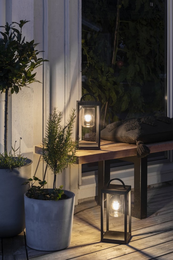 Konstsmide Bologna lykta utomhus, 33 cm